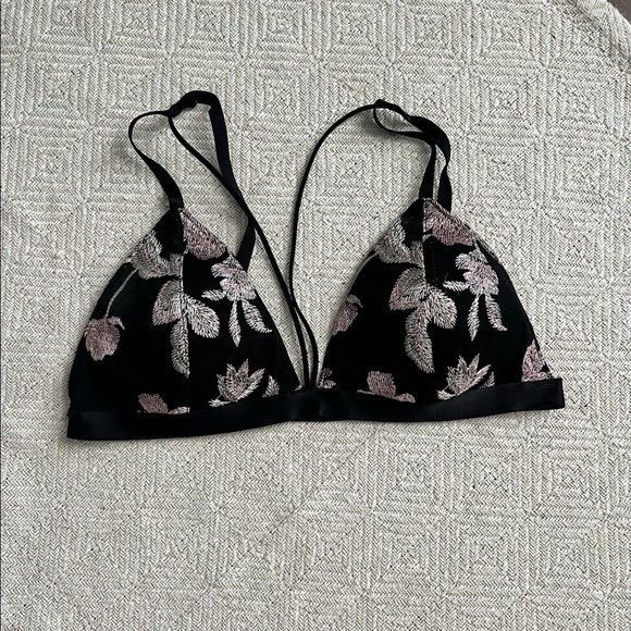 EXPRESS ONE ELEVEN | Floral Embroidery Bralette Top - Picture 1 of 6